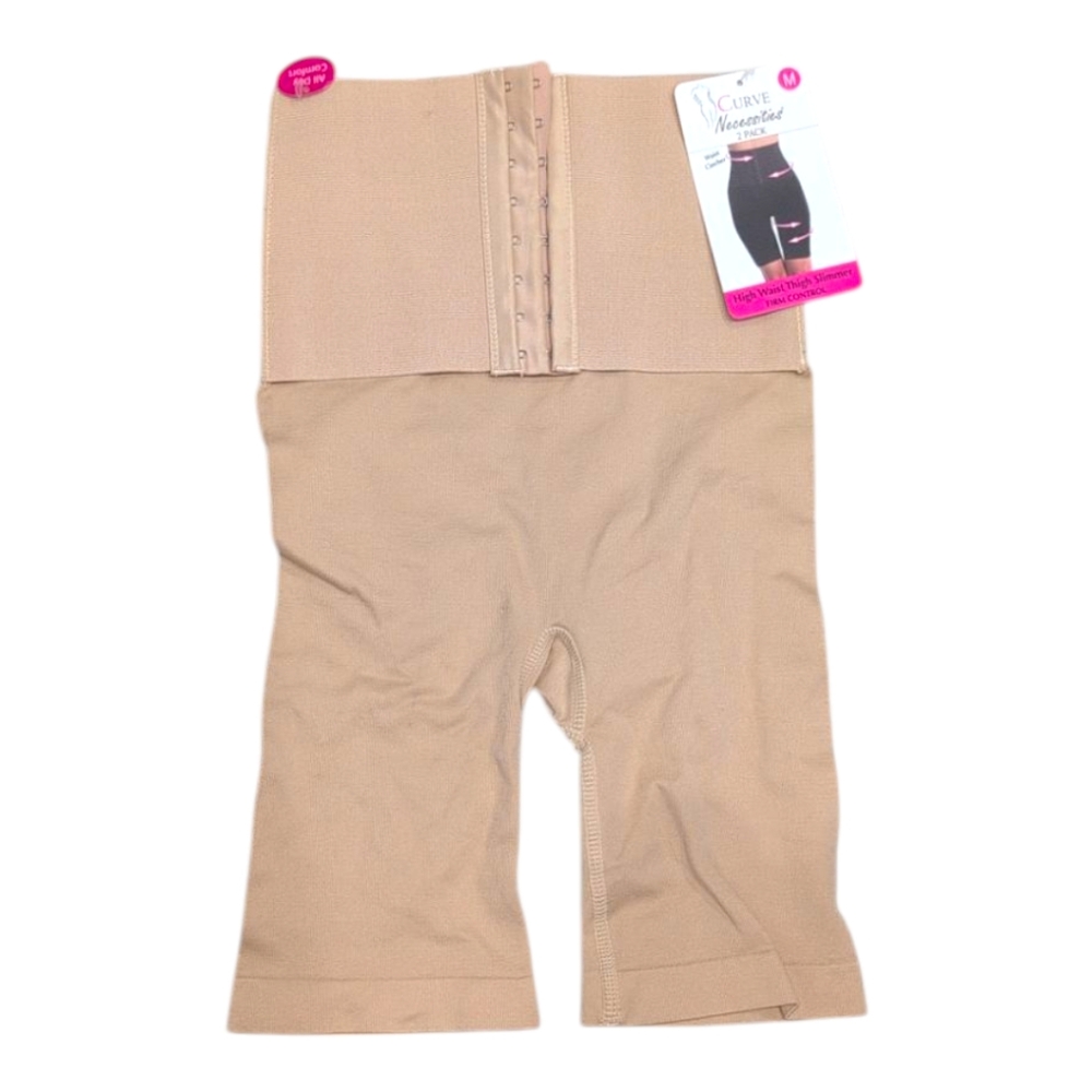 NWT Curve Necessities High-Waisted Beige Shapewear Shorts Medium